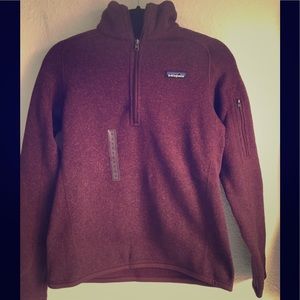 Patagonia 3/4th zip Better Sweater NWT